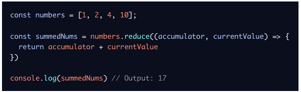 Reduce Method
